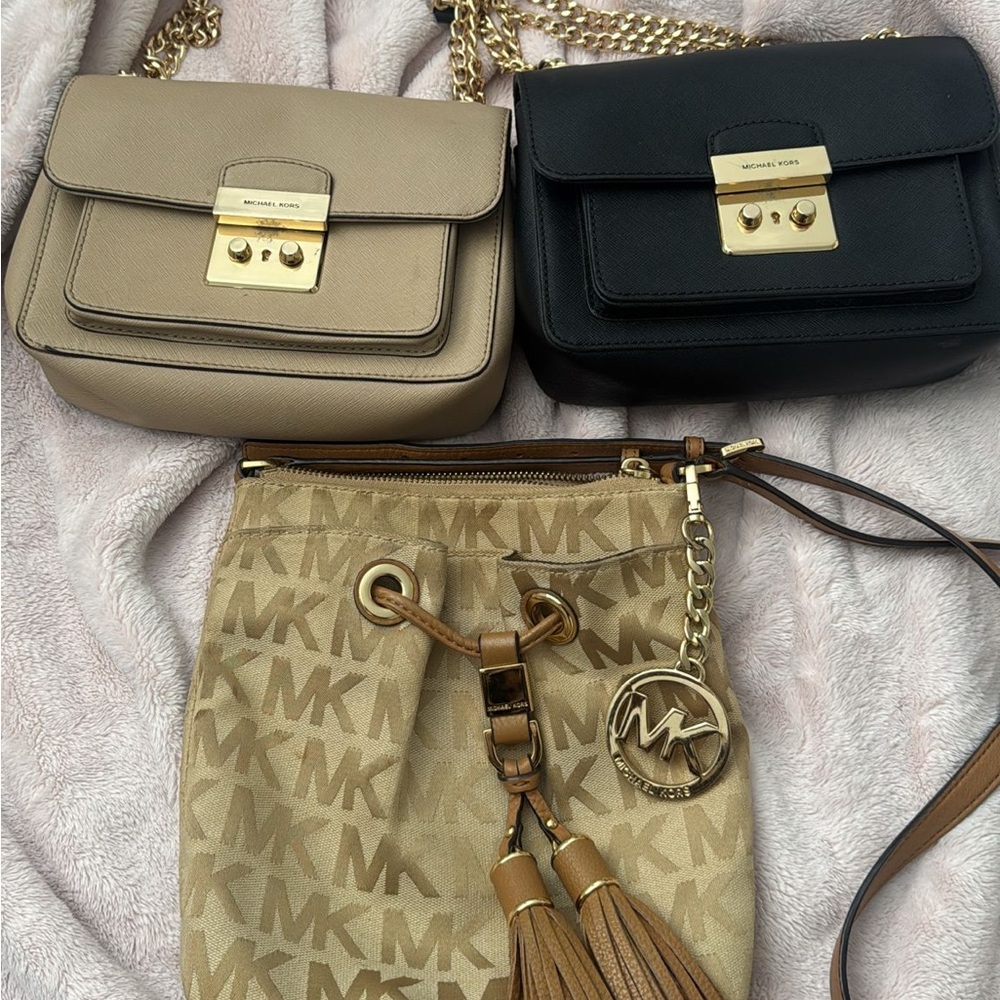 Michael Kors Tan Crossbody Bags